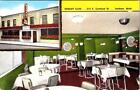 Jackson Mi Michigan  Regent Cafe~Angelo Johns Roadside Restaurant Linen Postcard