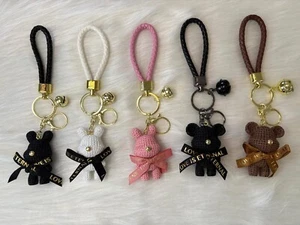 USA Seller New Women’s Cute Bag Pendant Keychain 2-3PCS SET Cute Animal Keychain - Picture 1 of 21