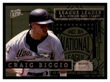 1995 Ultra League Leaders #7 CRAIG BIGGIO Houston Astros ~B4X