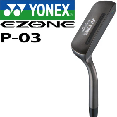 YONEX Golf Japan 2023 EZONE P-03 Putter Original Steel L type 4 deg 34 - Image 1 of 4