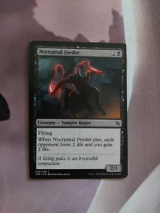 Nocturnal Feeder MISPRINT Magic The Gathering MTG Card - Miscut Twisted - MISP6 - Picture 1 of 2