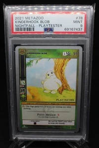 PSA 9 Kinderhaken Blob - 78/163 2021 Spieltester Nightfall - Metazoo Karte - Bild 1 von 2