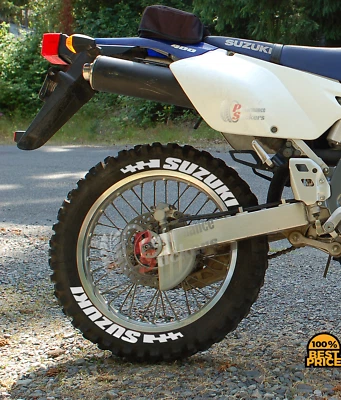 Juego de calcomanías adhesivas para neumáticos Suzuki 0,75" envío rápido Foto 1 de 3