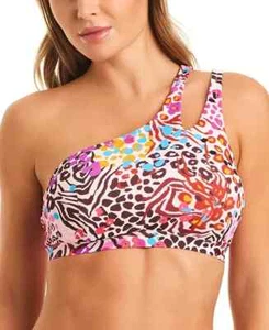 Jessica Simpson Women's One-Shoulder Bikini Top MSRP $56 - Picture 1 of 3