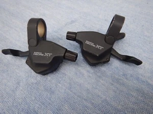 Shimano 3X8 Deore XT Trigger Shifters SL-M739 8-Speed Rapidfire Shifter Set - Picture 1 of 5