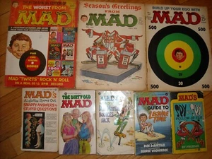 3 MAD Zeitschriften, 5 MAD Taschenbücher 1960-1976 Sammlung - Bild 1 von 6