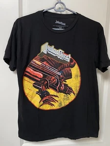JUDAS PRIEST official SCREAMING FOR VENGEANCE logo shirt Medium 2019 distressed - Picture 1 of 2