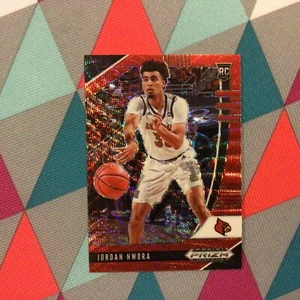 Jordan Nwora louisville / Bucks Red wave RC 2020-21 Panini Prizm Draft Picks - Picture 1 of 2