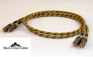 Sommercable Classique gold-schwarz EK CINCHKABEL 2x0,75m - Bild 1 von 1