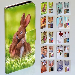 For Samsung Galaxy Note Series - Easter Bunny Print Flip Case Wallet Phone Cover - Bild 1 von 11