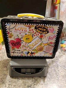 Vintage Mary Engelbreit Tin / Metal Lunch Box Love Believe True Friends ~SEALED - Picture 1 of 4