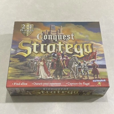 2016 Stratego Conquest Board Game Strategy PlayMonster 2-4 Players New! - Image 1 of 2