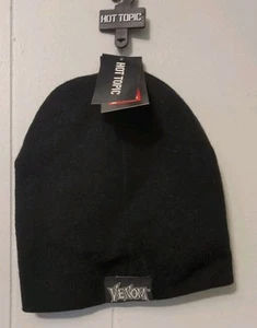 Hot Topic Marvel Venom Beanie Neu mit Etikett schwarz - Bild 1 von 2
