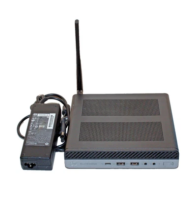 Tiny PC HP EliteDesk 800 G3 Core i7-6700T 16GB RAM 256GB NVMe SSD WiFi 4K Win11 - Image 1 of 2