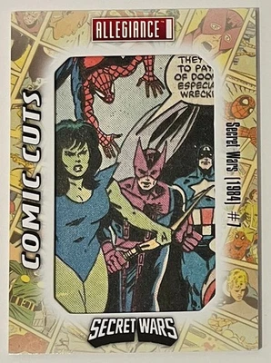 MARVEL COMIC CUT - 2023 - ALLEGIANCE SECRET WARS - CC-SW7-1 - 26/60 - SW #7 - Image 1 of 4