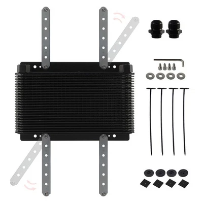 Universal 24 Row Oil Cooler 48 Plate Transmission w/AN12 Fittings For VW Karmann - Image 1 of 4