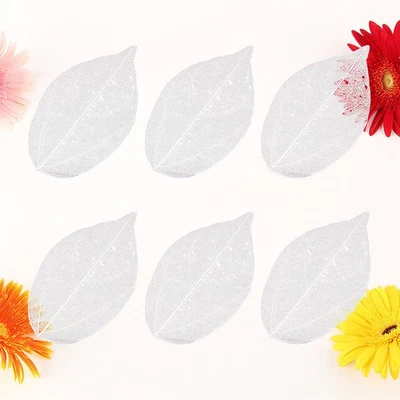  6 pezzi di fiori secchi naturali campioni di materiali fai-da-te segnalibri - Immagine 1 di 4