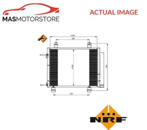CONDENSADOR AIRE ACONDICIONADO AIRE ACONDICIONADO NRF 350208 A NUEVO OE REPUESTO - Imagen 1 de 6