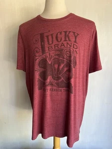 LUCKY BRAND (2023) Offizielles Herren "Best Hand In Town" Poker T-Shirt Größe 2XL - Bild 1 von 4