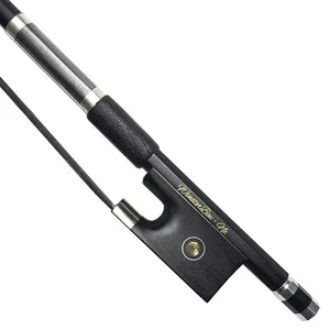 Carbon Fiber Violin Bow 4/4 Size Violin Bow Unbleached Black Horse Hair Art N... - Picture 1 of 8
