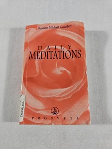 Daily Meditations 2000 by Omraam M. Aivanhov 1999 Paperback Spirituality Book - Picture 1 of 20