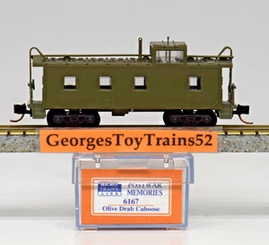 MTL MICRO-TRAINS N SPEC RUN POSTWAR MEMORIES UNDEC OLIVE DRAB CABOOSE 6167 RARE - Picture 1 of 7