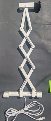 Lámpara de pared blanca expandible de tijera IKEA 'SAX' 1995 MCM a contemporánea. Foto 1 de 4