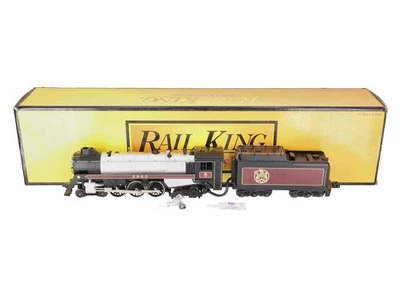 MTH 30-1169-0 O 4-6-4 Royal Hudson Steam Engine & Tender w/Loco Sound #2860 EX - Image 1 of 4