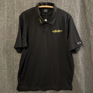Oakley Basic Black Polo GT Bicycles BMX Shirt Men's Size XL  NWT        210 - Picture 1 of 10