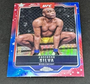 2025 Topps Chrome UFC Red White & Blue Refractor /88 Anderson Silva #44 - Bild 1 von 3