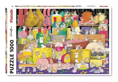 9001890549946 Puzzle 1000 elementów. Myszy harcują Piatnik - Изображение 1 из 2