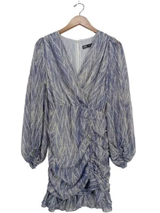 ZARA Vestido de manga larga Mujeres Talla EU 36 azul look casual - Imagen 1 de 5