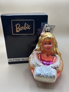 Christopher Radko 1998 Alpine Blush Barbie Ornament - With Box - Picture 1 of 5