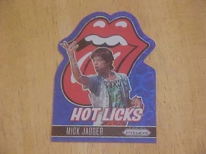 Mick Jagger The Rolling Stones 2025 Panini Prizm HOT LICKS BLUE Die Cut 11/75 - Bild 1 von 2