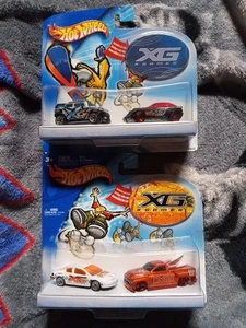 2003 Hot Wheels XG X Games Lot Of 2 Hummer ,Truck + Stickers - Picture 1 of 4
