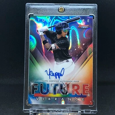 2021 Bowman’s Best Yiddi Cappe Future Vibrance Auto Lava #'d /50 #BFVA-YC - Image 1 of 3