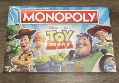 TOY STORY Monopoly Board Game Disney-Pixar by Hasbro Gaming Ages 8+ New & Sealed - Image 1 of 2