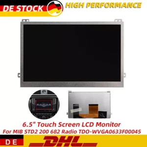 6,5" LCD Touchscreen Display TDO-WVGA0633F00045 Für VW MIB STD2 200 680 Radio DE - Bild 1 von 13