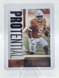 2023 Score Football Bijan Robinson Protential RC No. 7 Falcons - Picture 1 of 2