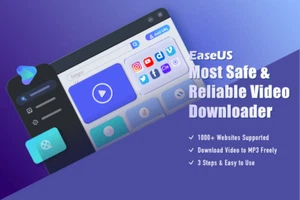 EaseUS Video Downloader télécharge facilement des vidéos de la plupart des sites Web - Photo 1/12
