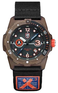 Luminox Bear Grylls Survival ECO Tide Black Divers Quartz Mens Watch XB.3721.ECO - Picture 1 of 8