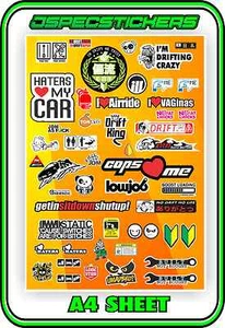 SLOT CAR STICKER SHEET SCALEXTRIC PLAFIT 1/18 1/24 SLOTCAR RACING DECAL VINYL - Picture 1 of 4