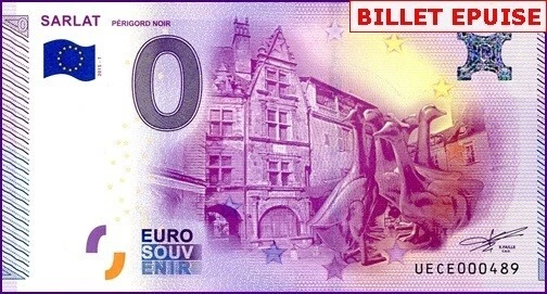UECE / SARLAT (BILLET FAUTE - 6 OIES) / BILLET 0 € / NULL EURO-SCHEIN / 2015-1A - Photo 1/1