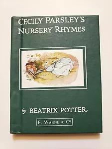 BEATRIX POTTER Cecily Parsley's Nursery Rhymes Miniature BOOK Illustrated - Imagen 1 de 3
