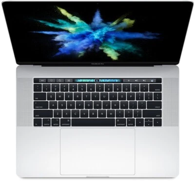 MacBook Pro 15 Touch Bar Silver 2017 2.9 GHz i7 16GB 512GB AMD Radeon Pro 560 - Image 1 of 4