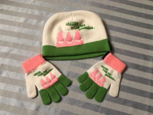 Chillin with my gnomies: Children's Winter Hat & Gloves Cold Weather Set - Picture 1 of 3