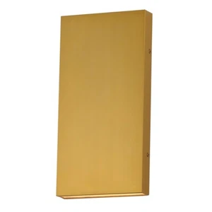 ET2 Lighting Brik 2Lt 14" LED Outdoor Wall Mount, Brass - E23215-NAB - Picture 1 of 1