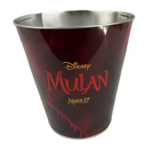 Esclusivo secchiello popcorn in latta promozionale Disney Movie Mulan di metallo zinco - Foto 1 di 6