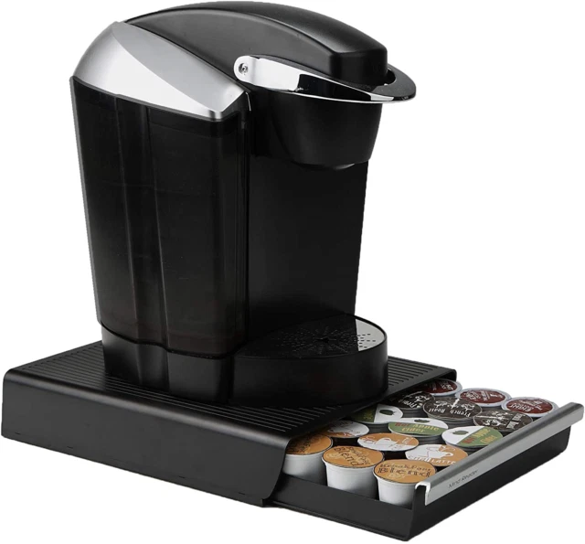 Mind Reader TRY30-BLK Single Serve Coffee Pod Drawer & Holder - Black