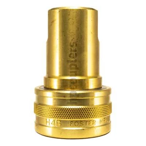 1/2" ISO-B Hydraulic Hose Quick Disconnect Couplers Plug Brass - (ISO 7241-1 B) - Picture 1 of 3